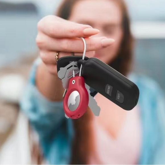 3/$20 Secure Apple Air Tag Case Keychain - Picture 7 of 10